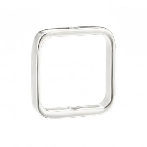 Brass Frame Beads, Square, plated, DIY 