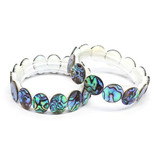 Abalone Shell Bracelet, polished, Unisex Approx 19 cm 