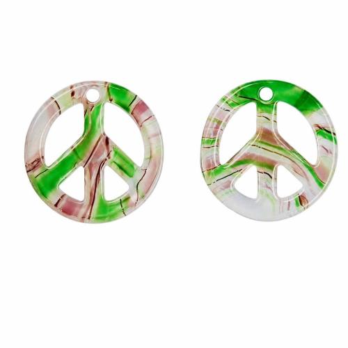 Pendentif Murano pour boucle d'oreille, chalumeau, Plat rond, plus de couleurs à choisir Vendu par paire