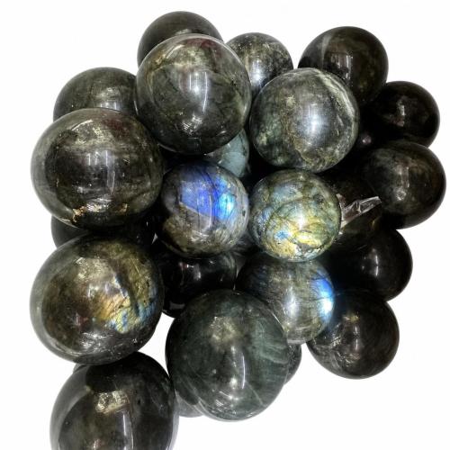 Labradorite Beads, Round, DIY, beads size 40-80mm 