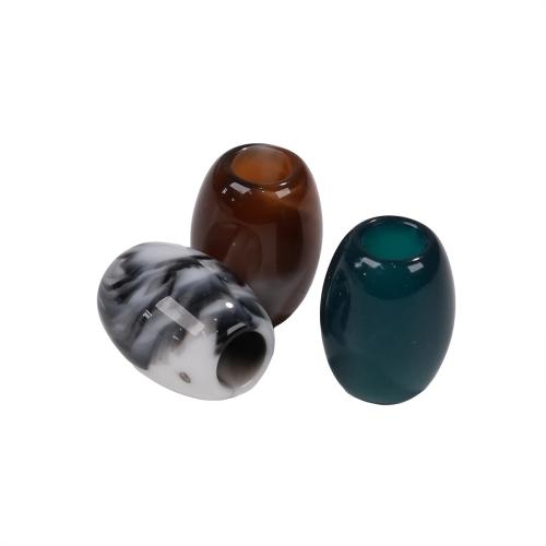 Two Tone Acrylic Beads, barrel, DIY Approx 5mm 