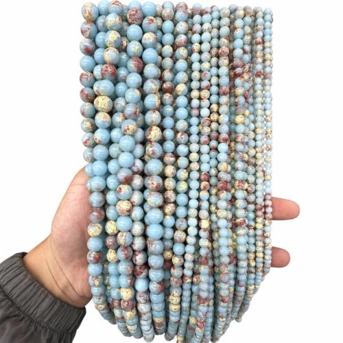 Single Gemstone Beads, Koreite, Round, DIY Approx 38 cm 