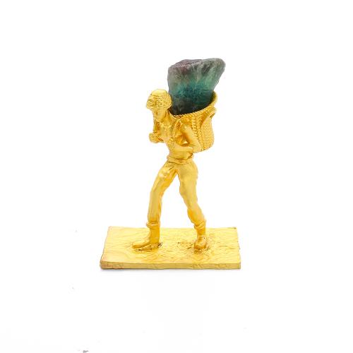 Gemstone Decoration, with Zinc Alloy, gold color plated decoration size 30-100mm 