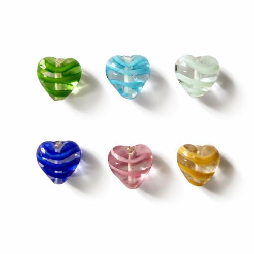 Perles de Murano à torsion intérieure, chalumeau, Placage, bijoux de mode & DIY, plus de couleurs à choisir Vendu par PC