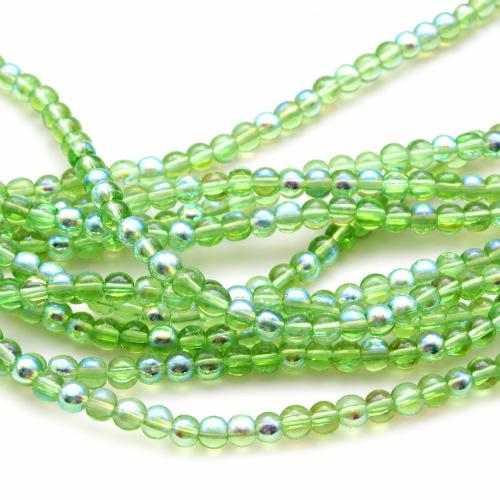 Plattierte Lampwork Perlen, rund, DIY & verschiedene Größen vorhanden, keine, verkauft von Tasche