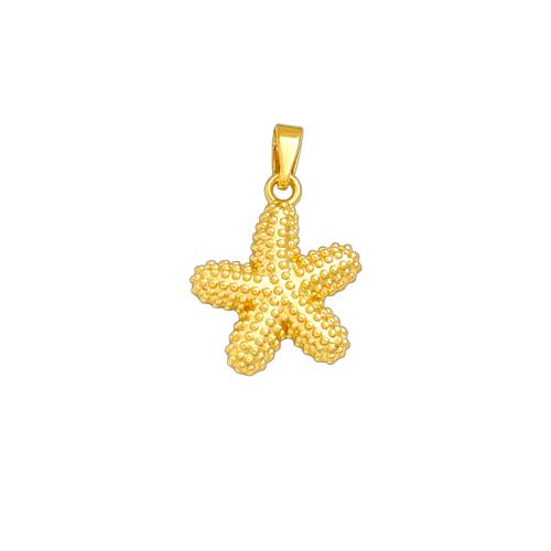 Cubic Zirconia Micro Pave Brass Pendants, Starfish, plated, DIY & micro pave cubic zirconia, pendent size 15-24mm 