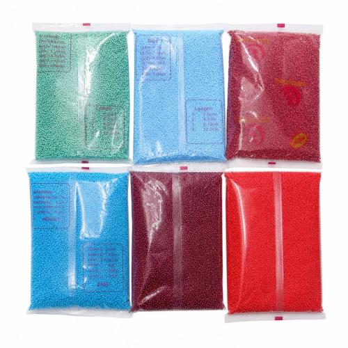 Opaque Dyed Glass Seed Beads, DIY beads size 2*1-2mm Approx 0.5mm [