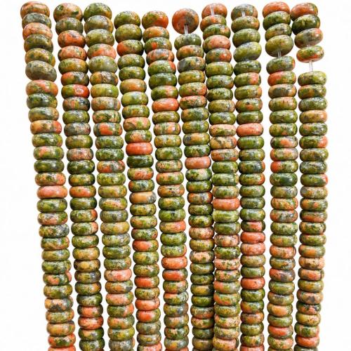 Single Gemstone Beads, Abacus, polished, DIY Approx 