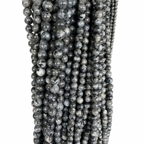 Labradorite Beads, Round, DIY black Approx 38 cm 