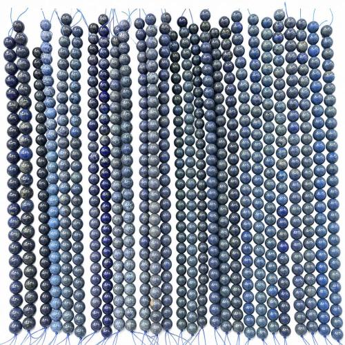 Natural Lapis Lazuli Beads, Round, DIY Approx 38 cm [