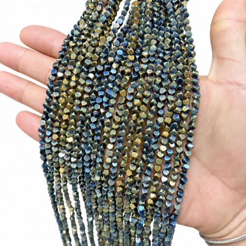 Non Magnetic Hematite Beads, plated, DIY Approx 38 cm 