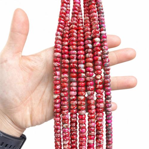 Impression Jasper Beads, DIY Approx 38 cm 