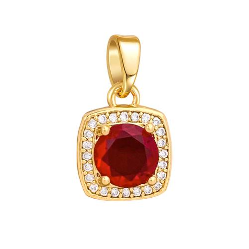 Cubic Zirconia Micro Pave Brass Pendants, plated, DIY & micro pave cubic zirconia, pendent size 10-13mm 