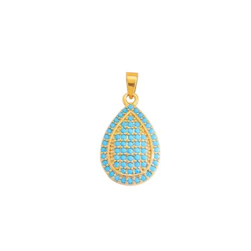 Cubic Zirconia Micro Pave Brass Pendants, plated, DIY & micro pave cubic zirconia, pendent size 11-20mm 