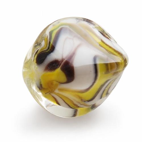 Perles murano faites à la main , chalumeau, ovale, fait à la main Environ 3mm, Vendu par PC