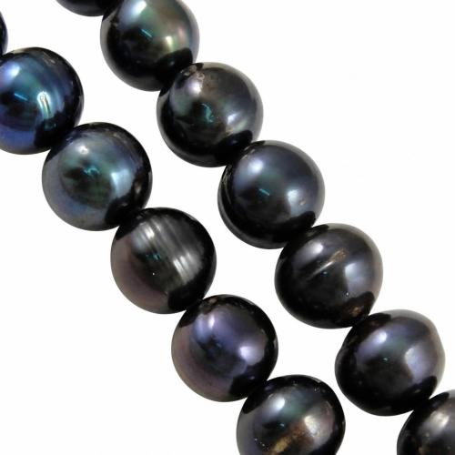 Potato Cultured Freshwater Pearl Beads, natural dark purple, Grade A, 11-12mm Inch 
