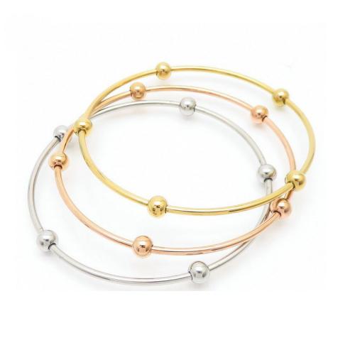 304 Stainless Steel Bangle, plated, Unisex 