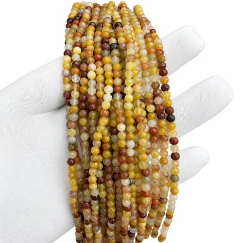 Single Gemstone Beads, Lighter Imperial Jade, Round, DIY Approx 38 cm 