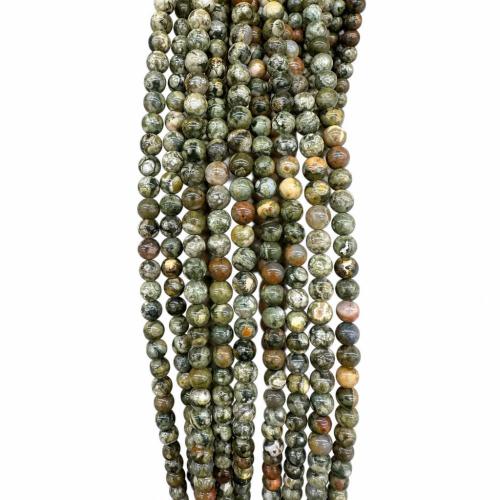 Single Gemstone Beads, Natural Stone, Round, DIY Approx 38 cm 