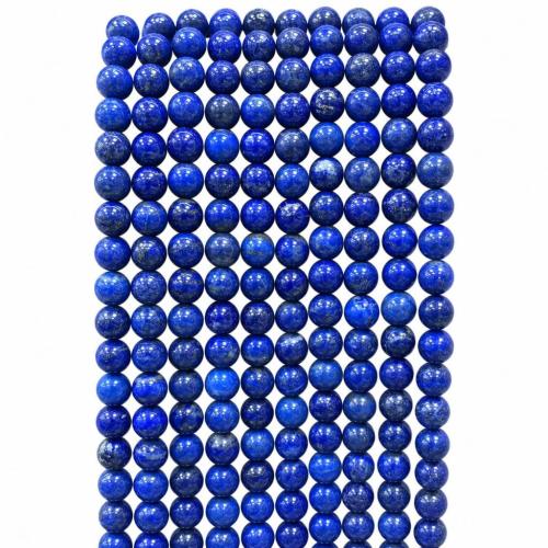 Natural Lapis Lazuli Beads, Round, polished, DIY Approx 38 cm 