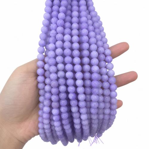 Бусины из одного камня, персидский Jade, Круглая, DIY & разный размер для выбора, Много цветов для выбора, длина:Приблизительно 38 см, продается Strand