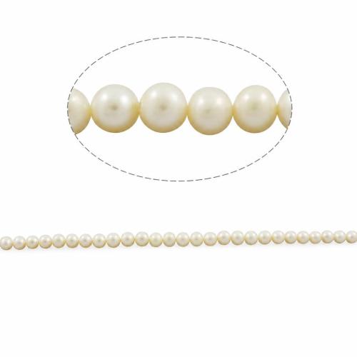 Potato Cultured Freshwater Pearl Beads, natural, white, Grade AA, 6-7mm Approx 0.8mm Inch 