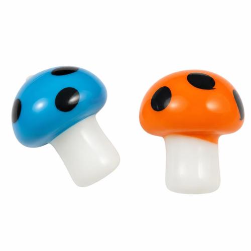 Pflanze Lampwork Perlen, Pilz, keine, 10x13mm, Bohrung:ca. 3mm, 1000PCs/Tasche, verkauft von Tasche