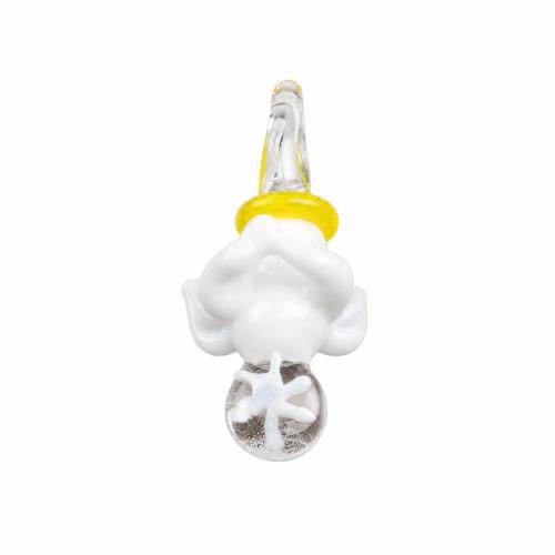 Lampwork Pendants, Angel, DIY, white, 36*15*9mm Approx 6mm 