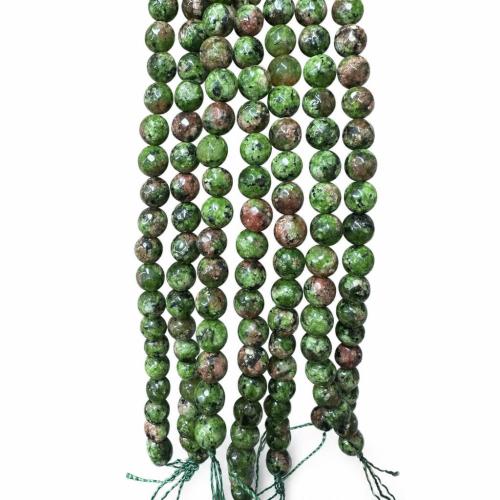 Perles unakite, Rond, DIY & normes différentes pour le choix & facettes Environ 38 cm, Vendu par brin[