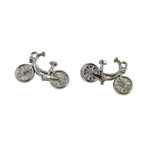 Stainless Steel Pendants, 304 Stainless Steel, Bike, plated, DIY 