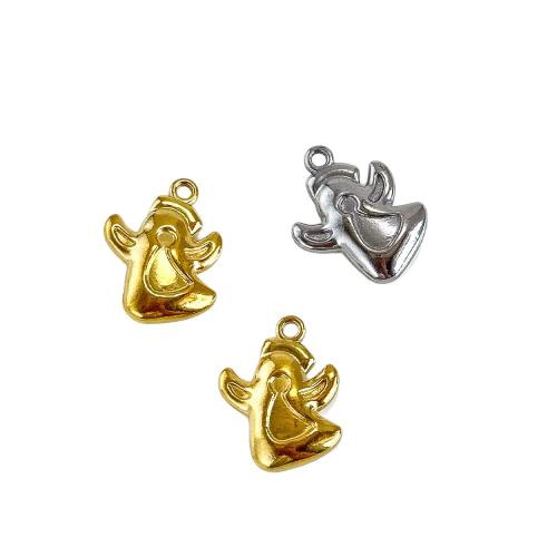 Stainless Steel Pendants, 304 Stainless Steel, Ghost, plated, DIY 