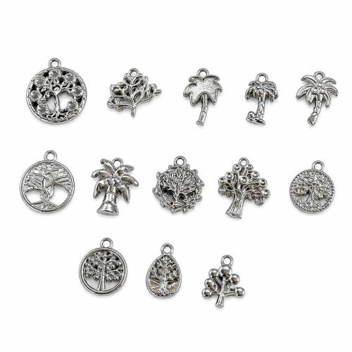 Stainless Steel Pendants, 304 Stainless Steel, Tree, vintage & DIY 