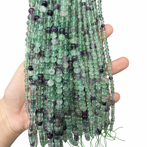 Abalorios Fluorita, Fluorita de colores, Esférico, Bricolaje & diverso tamaño para la opción, longitud:aproximado 38 cm, Vendido por Sarta