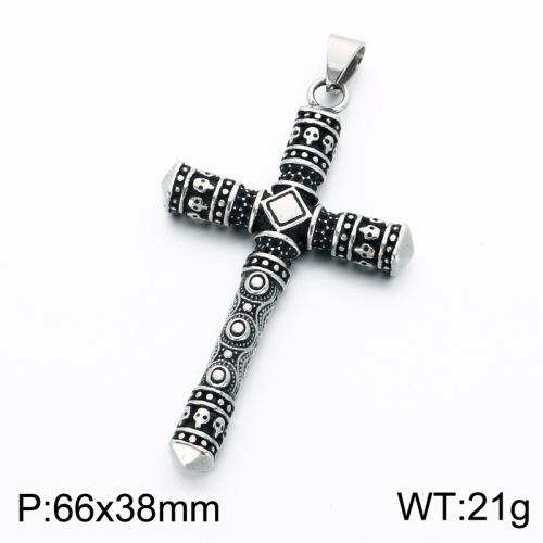 pendentifs En acier inoxydable de Croix , Acier inoxydable 304, Vintage & DIY & styles différents pour le choix, Vendu par PC[