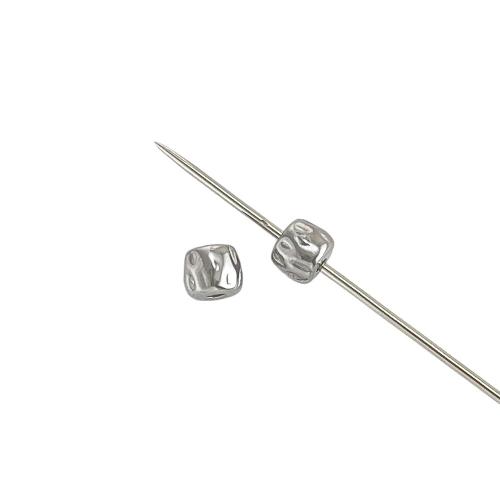 304 Stainless Steel Spacer Bead, irregular, plated, DIY [