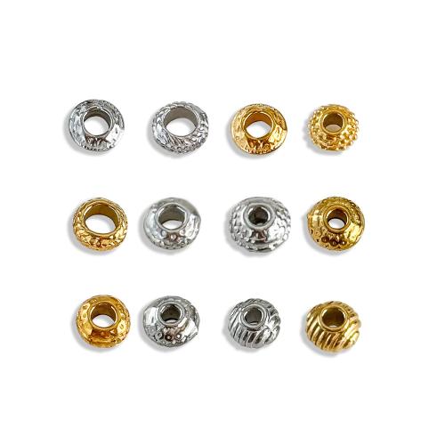 304 Stainless Steel Spacer Bead, plated, DIY [
