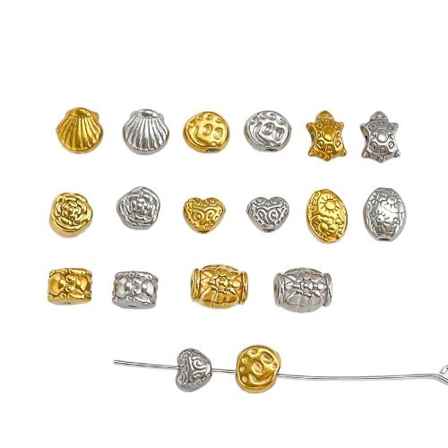 304 Stainless Steel Spacer Bead, plated, DIY [