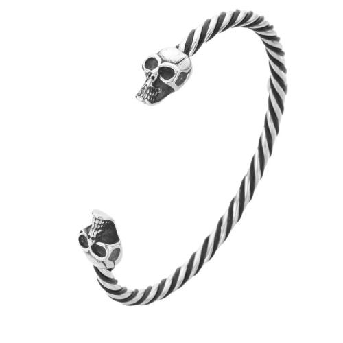 304 Stainless Steel Cuff Bangle, vintage & for man, Inner Approx 65mm 