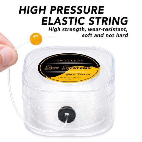 Elastisches Garn, elastischer Faden, DIY & verschiedene Größen vorhanden, keine, verkauft von Spule