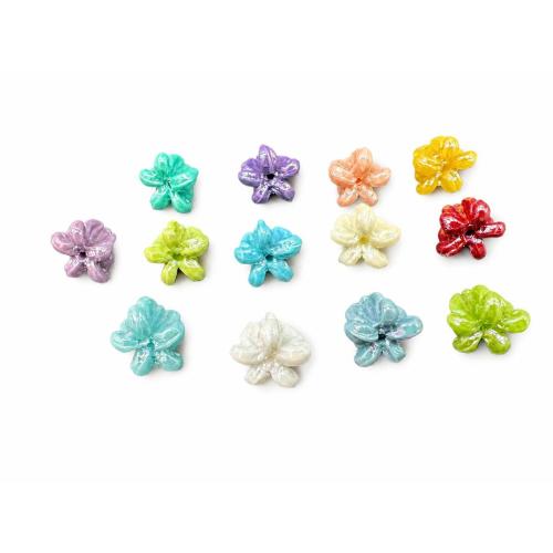 Meer Bambus Koralle Perlen, Blume, DIY, keine, 13x13mm, Bohrung:ca. 1mm, Länge:ca. 38 cm, ca. 23PCs/Strang, verkauft von Strang