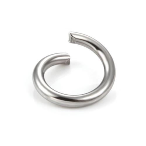 Edelstahl öffnen Sprung Ring, 304 Edelstahl, DIY & verschiedene Größen vorhanden, originale Farbe, 1000PCs/Menge, verkauft von Menge