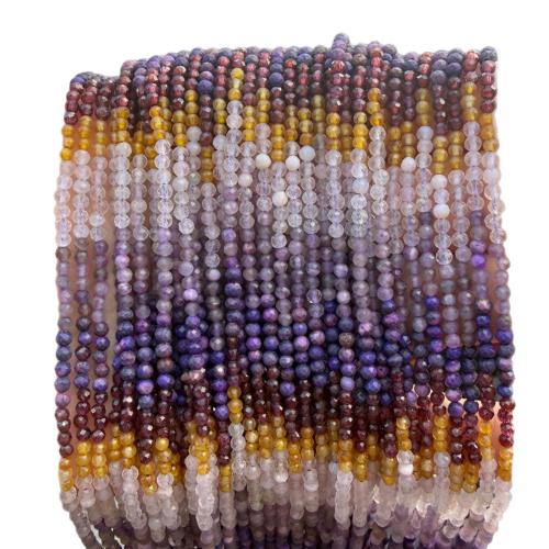 Perles de pierre gemme mixte, Rond, poli, DIY & facettes, plus de couleurs à choisir, 3mm Environ 38 cm, Vendu par brin[