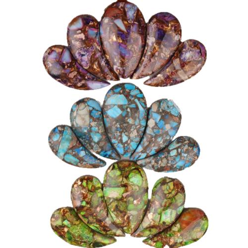 Pendentifs jaspe impérial, Jaspe d'impression, Pétales, DIY, plus de couleurs à choisir Vendu par brin[