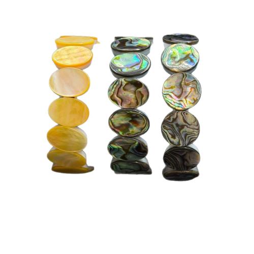 Nácar Pulsera, Tallado, Joyería & unisexo, más colores para la opción, longitud:aproximado 7 Inch, Vendido por UD[