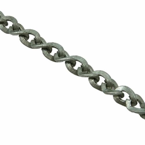 Iron Twist Oval Chain, more plated colors for choice, nickel free,5x6.5x1.2mm, Length:100 m, Sold by Lot