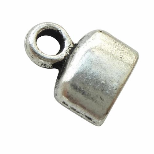 Zinc Alloy End Cap, Rectangle, plated nickel, lead & cadmium free Approx 2mm 