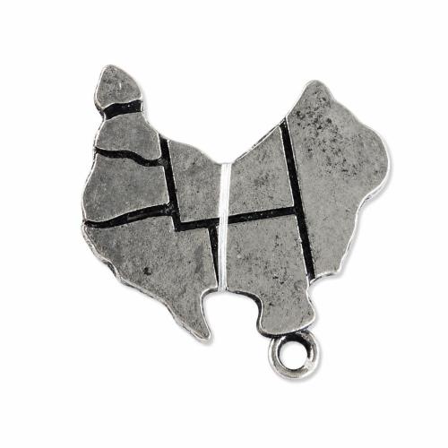 Zinc Alloy Tool Pendants, plated Approx 2mm 