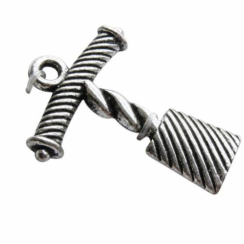 Zinc Alloy Tool Pendants, plated Approx 2mm 