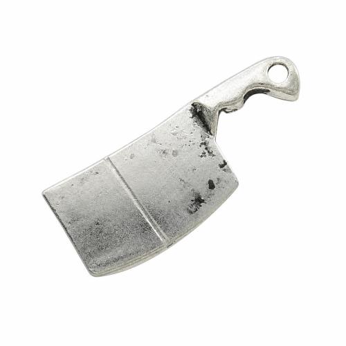 Zinc Alloy Tool Pendants, Knife, plated cadmium free Approx 1mm 