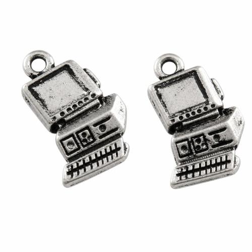 Zinc Alloy Tool Pendants, plated nickel, lead & cadmium free Approx 1.5mm 